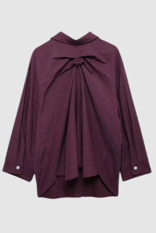 
                      
                        Margaux Burgundy Oversized Shirt
                      
                    