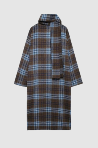 
                      
                        Renata Plaid Coat
                      
                    