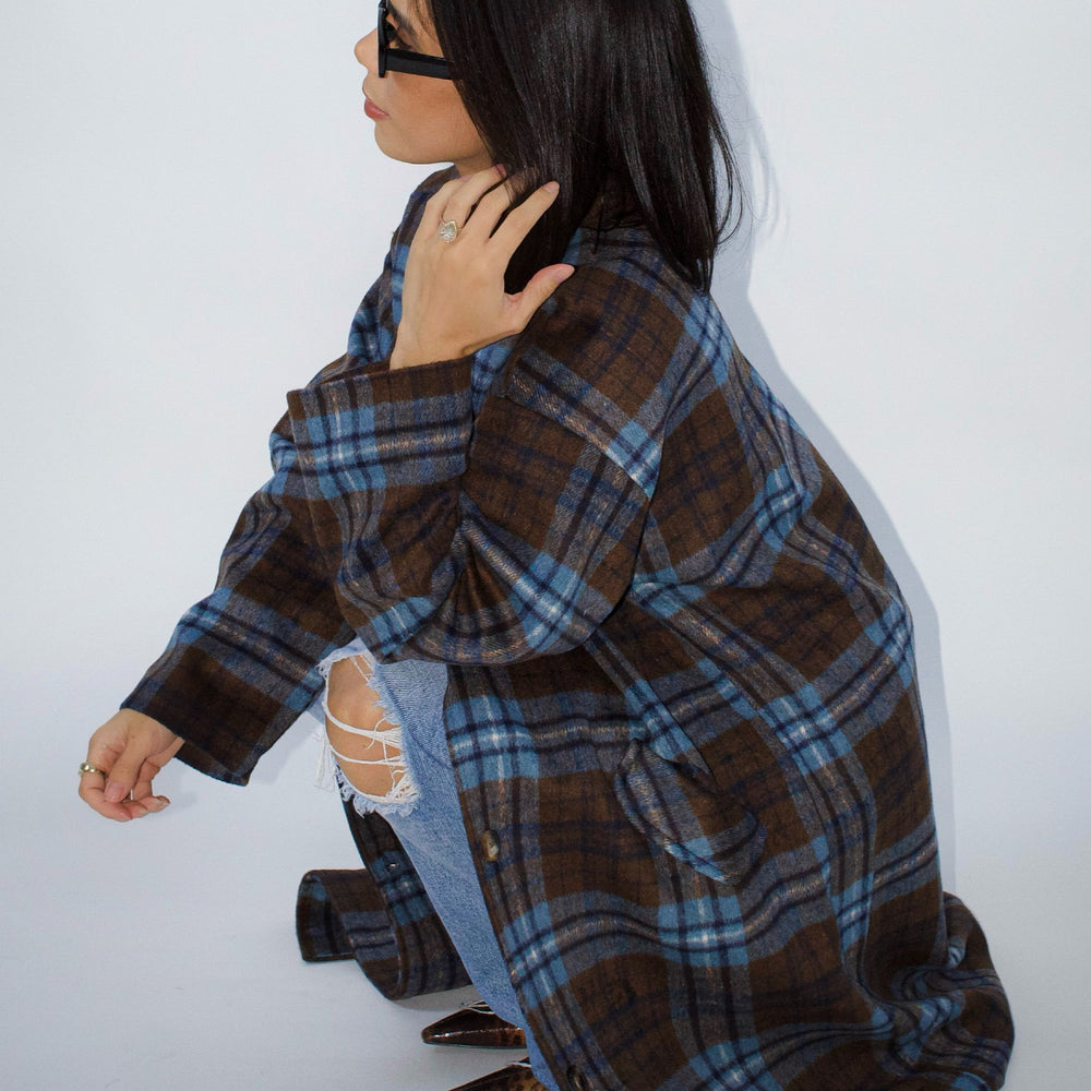 
                      
                        Renata Plaid Coat
                      
                    