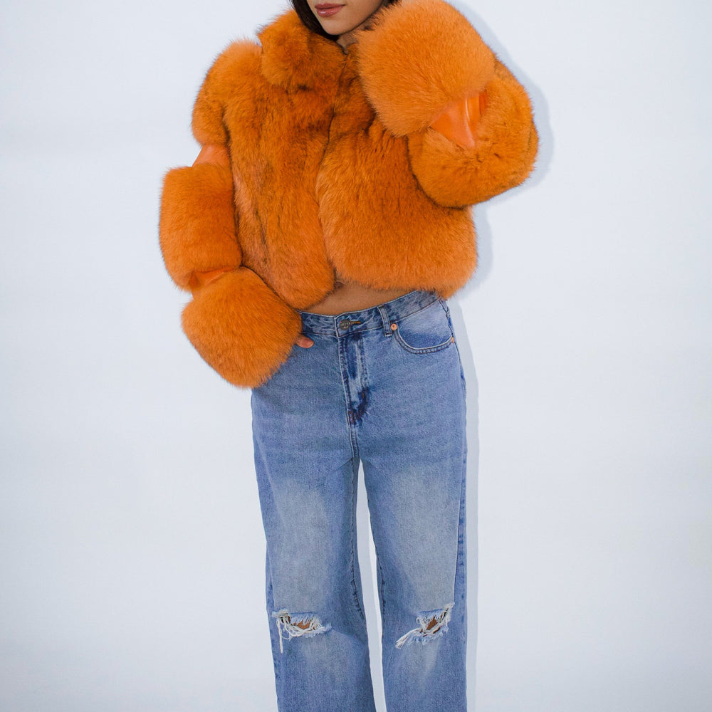 
                      
                        Alessia Luxe Orange Coat (Made-To-Order: Estimated ship date (2-3 weeks)
                      
                    