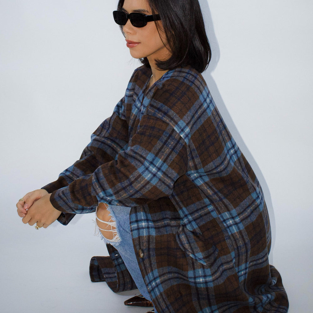 
                      
                        Renata Plaid Coat
                      
                    