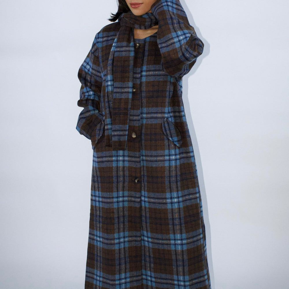 Renata Plaid Coat