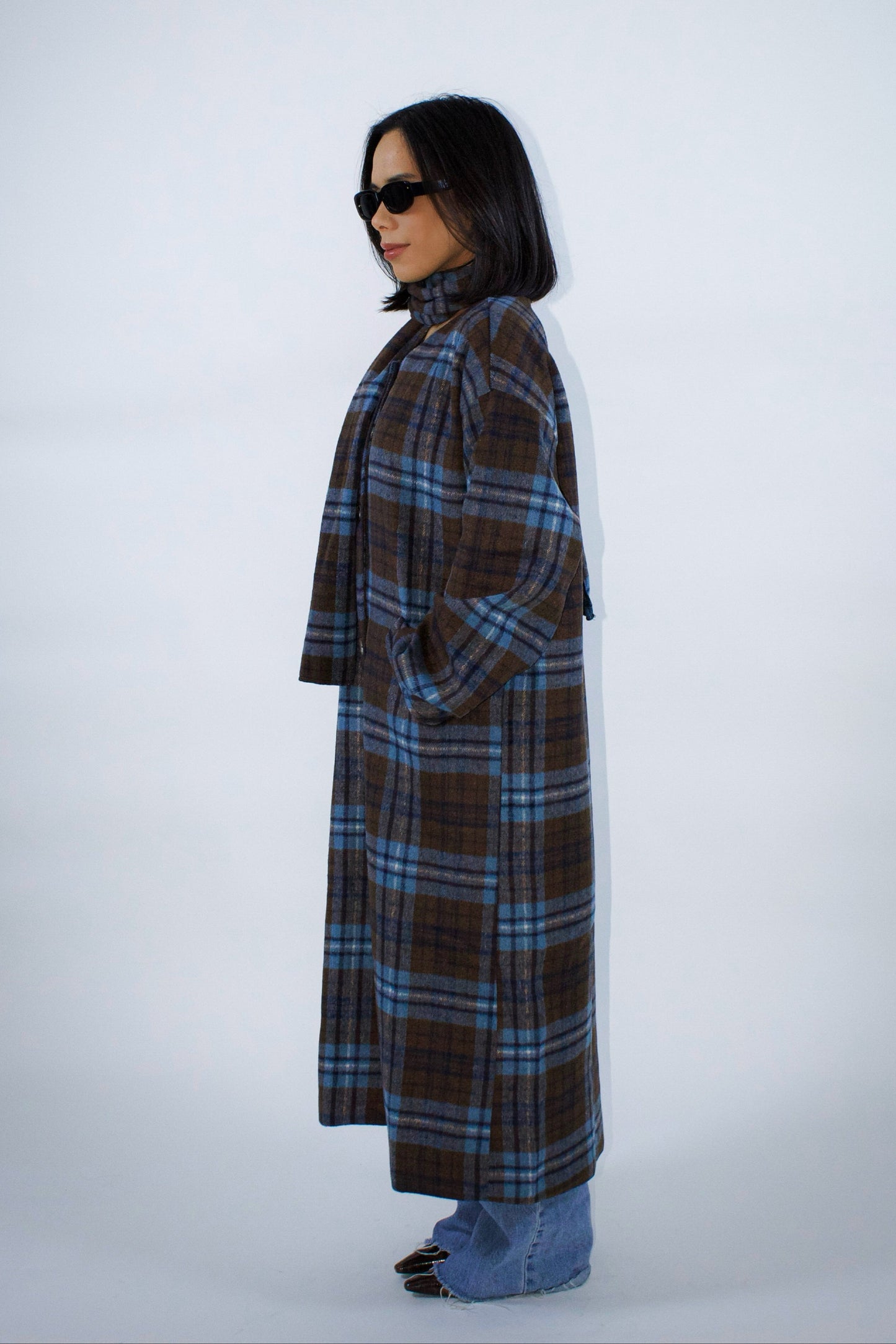 Renata Plaid Coat