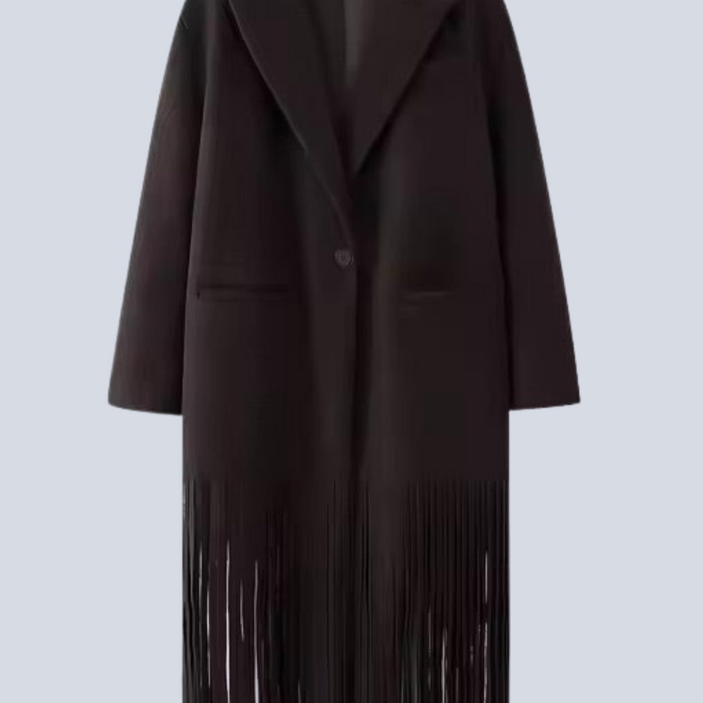 
                      
                        Verona Fringe Coat
                      
                    