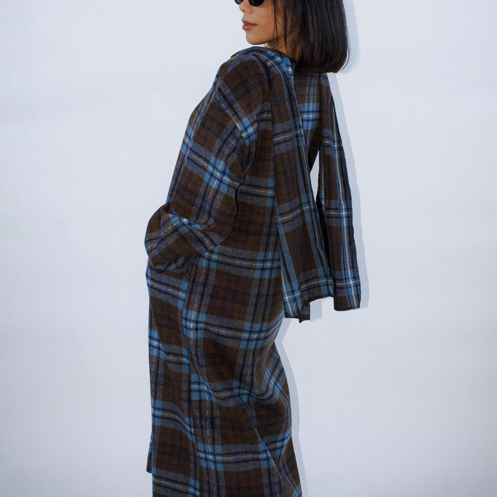 
                      
                        Renata Plaid Coat
                      
                    