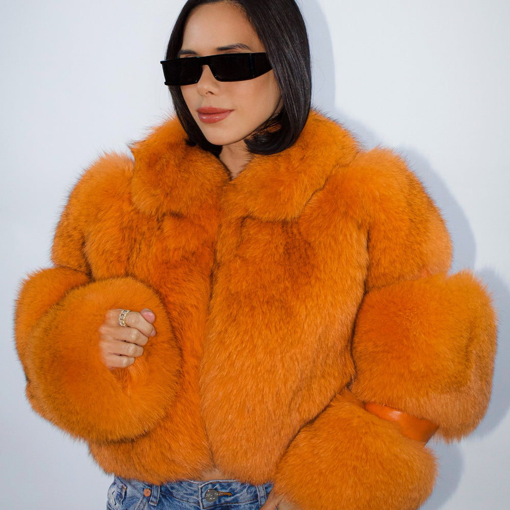 
                      
                        Alessia Luxe Orange Coat (Made-To-Order: Estimated ship date (2-3 weeks)
                      
                    